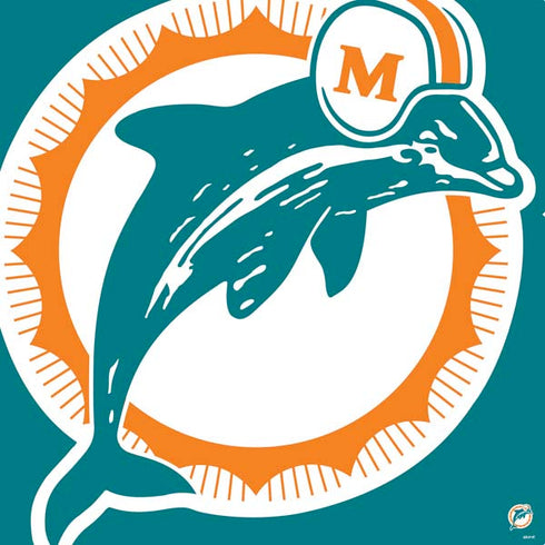 NFL Miami Dolphins Retro Logo PS4 Slim Bundle Skin